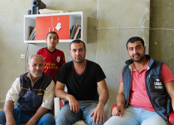 Mehmet (right), Cemal (centre) and two friends, Cermik.