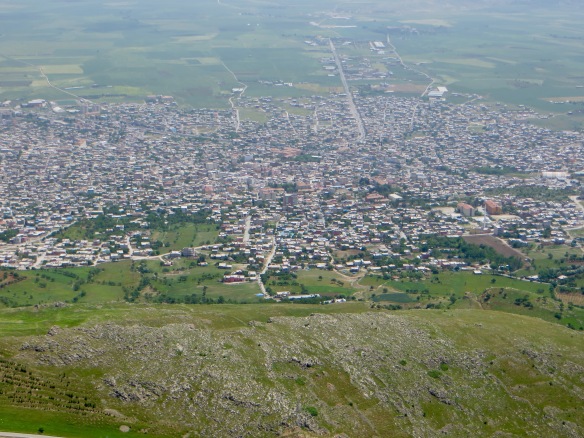 Ergani from the summit of Makam Dagi.