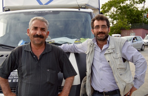 The Kurdish Bektashis who gave me a lift to the ferry terminal, Pertek. 
